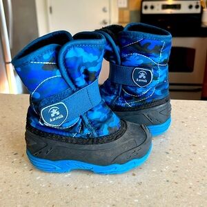 Like New Kamik size 7 toddler lined snow boots